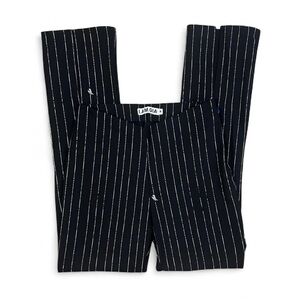 I am Gia Black Pinstripe Pants